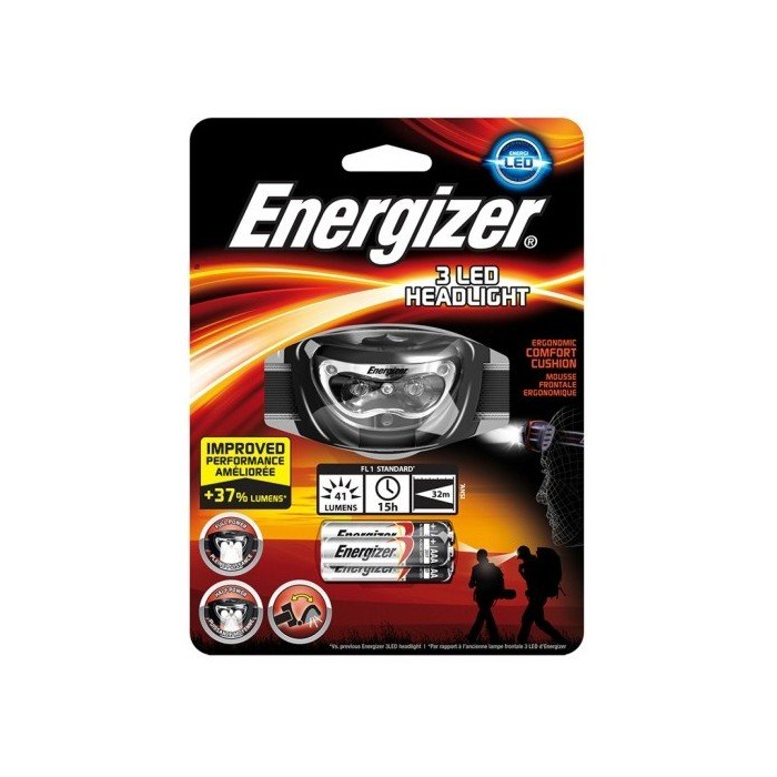 Картинка Фонарь ENERGIZER  3LED Headlights налобный от магазина "Электрон-Маркет"