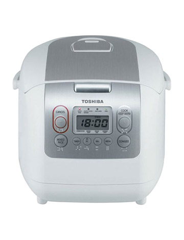 Картинка Мультиварка TOSHIBA RC-18  680Вт, 4,5л,выпечка,каша,крупа,тушение,на пару от магазина "Электрон-Маркет"