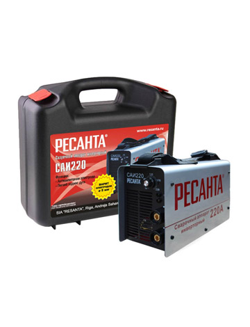 Картинка Сварочный инвертор РЕСАНТА 220 кейс от магазина "Электрон-Маркет"