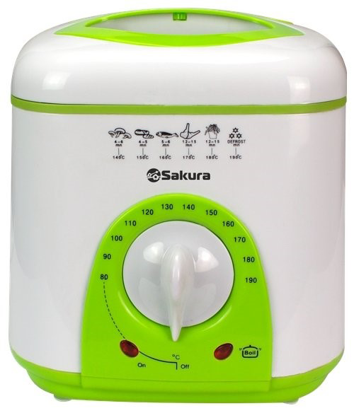 Картинка Фритюрница SAKURA 7654 (1.0л) 950Вт от магазина "Электрон-Маркет"