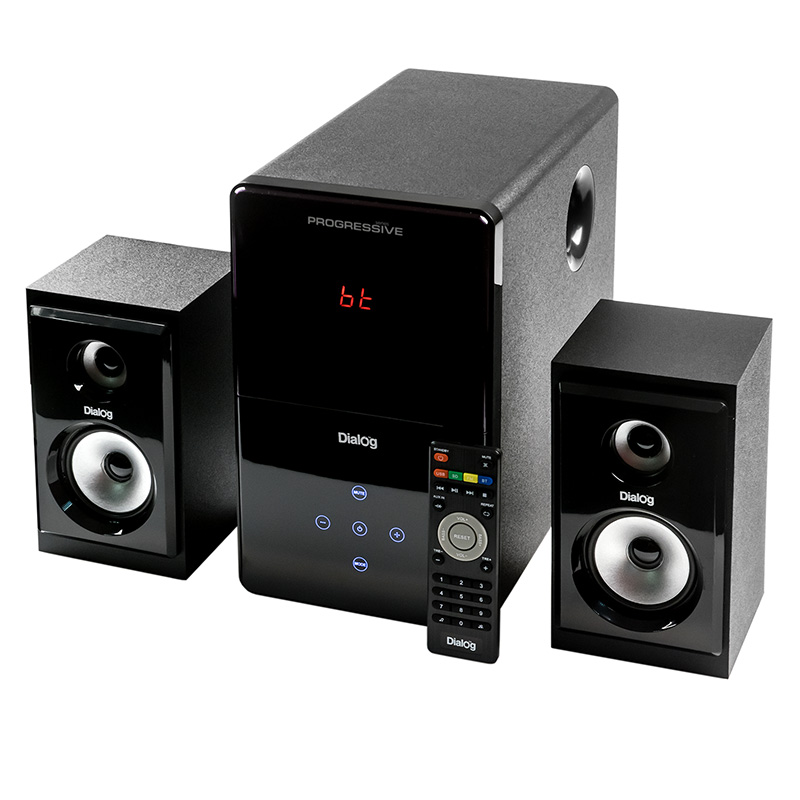 Картинка Акустика Dialog Progressive AP-220 2.1 usb+sd, 30W+2*15W RMS от магазина "Электрон-Маркет"
